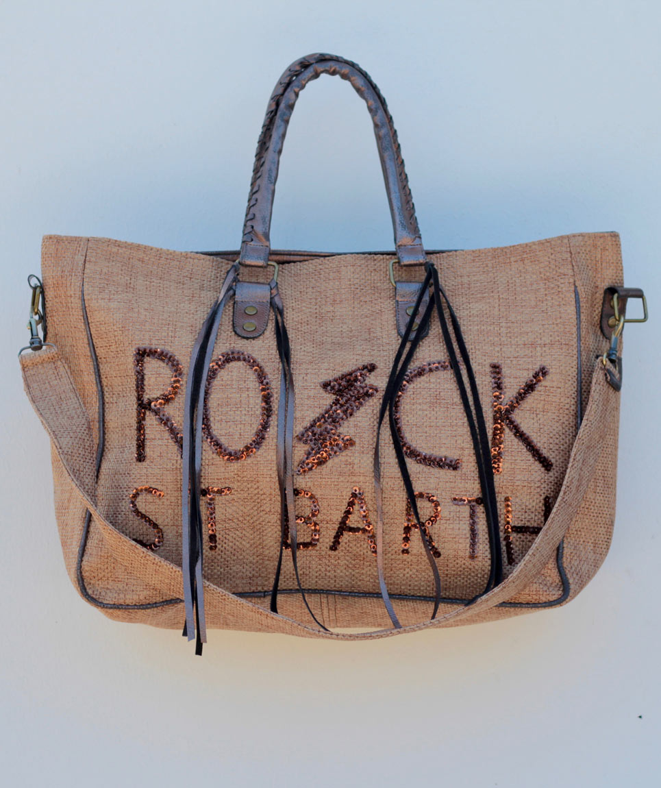 BARTHELEMY ROSE, St Barth Shop - Cabas Rock St Barth Natural