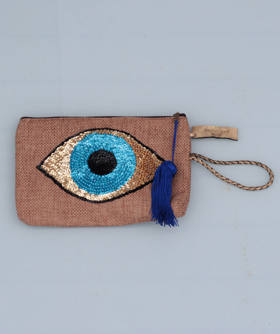 Clutch Evil Eye Natural