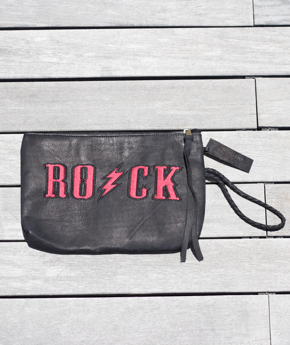 Pochette Rock cuir St Barth 